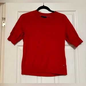 Tommy Hilfiger Red Knit Top